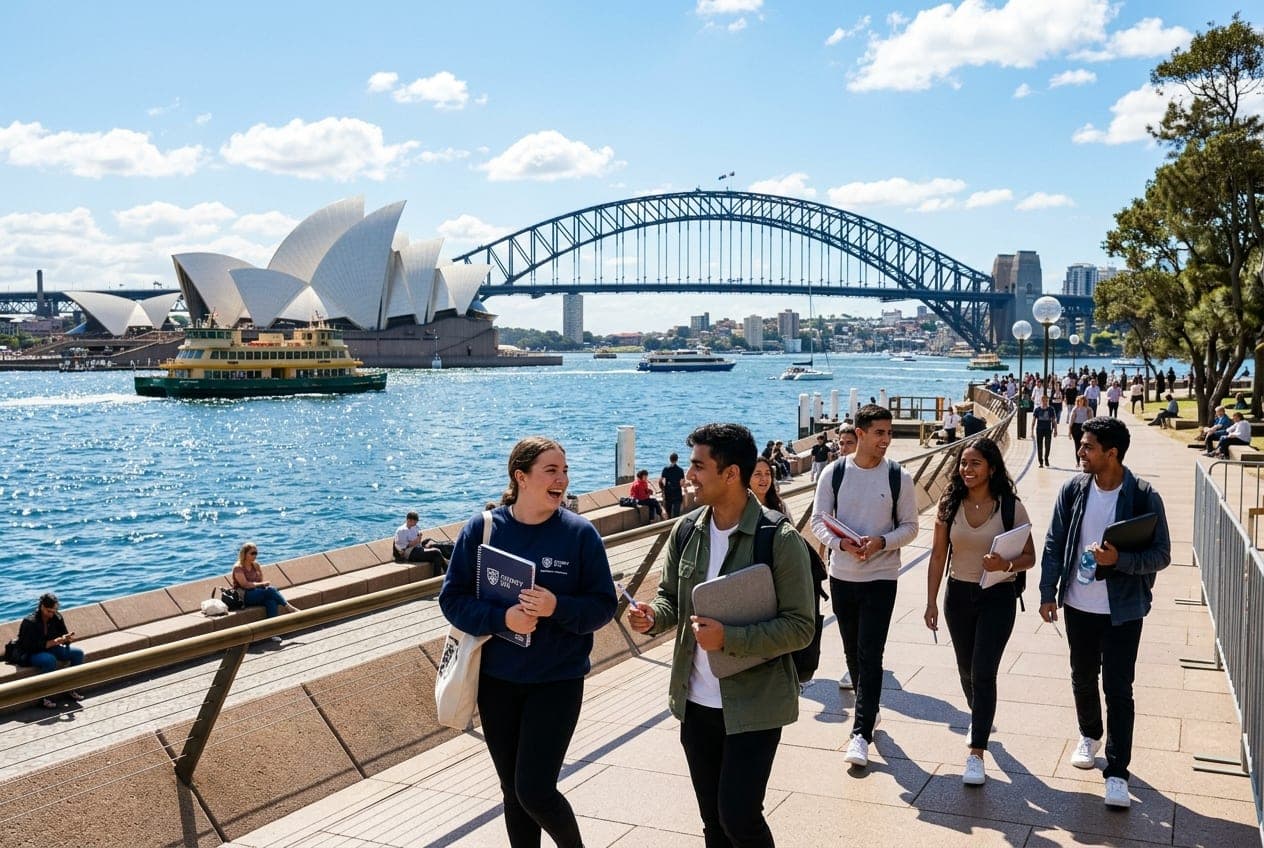 Study in Australia — Iconic landmark and university campus