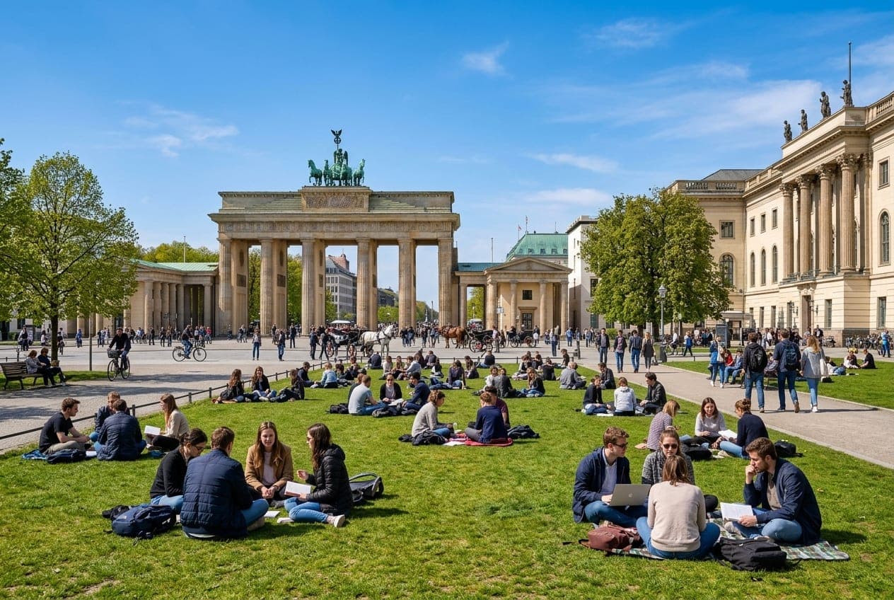 Study in Germany — Iconic landmark and university campus