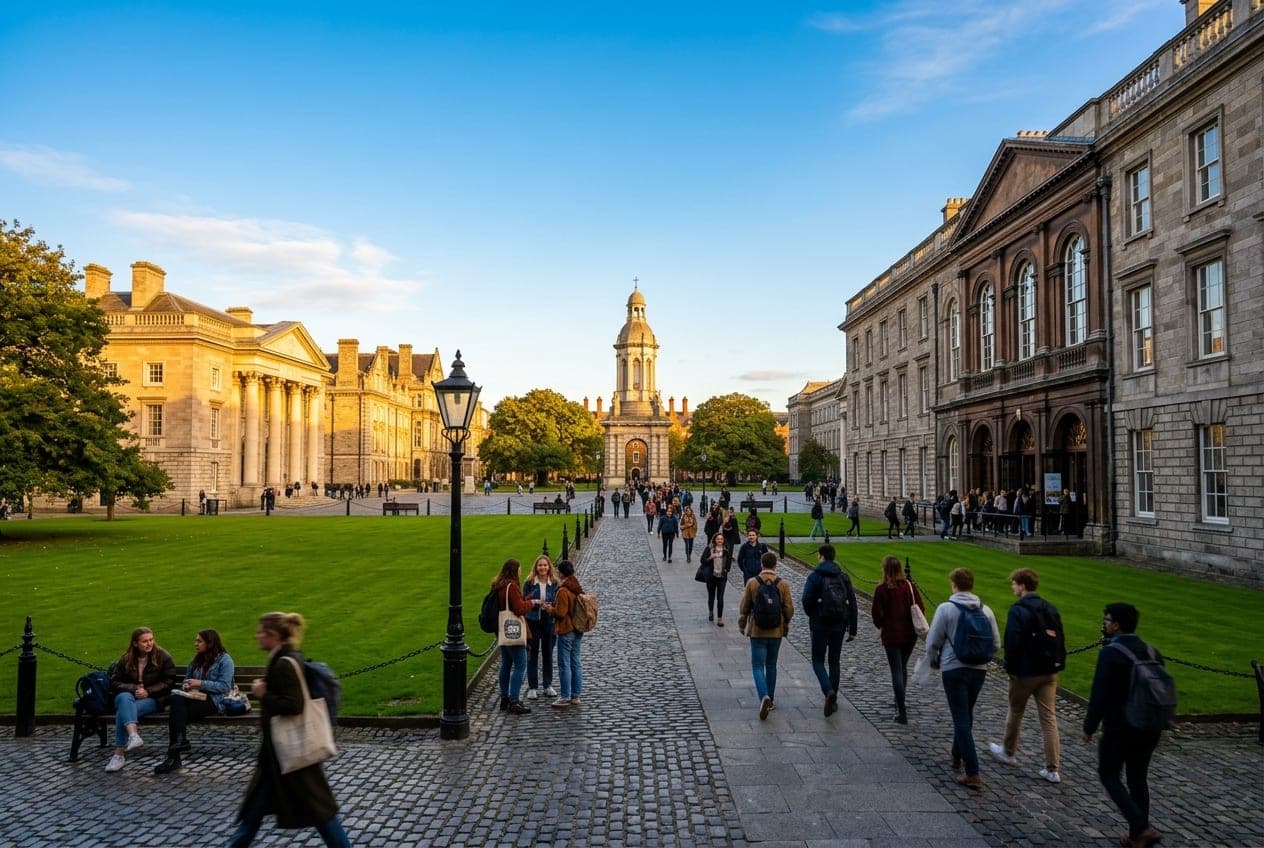 Study in Ireland — Iconic landmark and university campus
